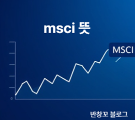 msci 뜻